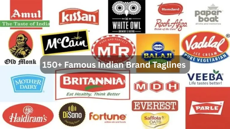 Famous Indian Brand Taglines